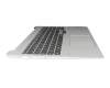 HQ2072179000 original Lenovo clavier incl. topcase DE (allemand) noir/argent avec rétro-éclairage