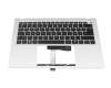 HQ25202001DB7 original Acer clavier incl. topcase DE (allemand) noir/argent