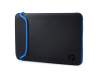 Housse de protection (noir/bleu) pour appareils 15,6\" original pour HP 14s-dq0000