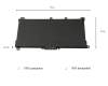 IPC-Computer batterie 47Wh compatible avec HP Pavilion 15z-cw100