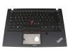 JAZZ85 original Sunrex clavier incl. topcase DE (allemand) noir/noir avec rétro-éclairage et mouse stick