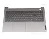 KT011987DS01UIC00 original Lenovo clavier incl. topcase UK (anglais) gris foncé/gris avec rétro-éclairage