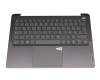 KT0119C3MK01GR00 original Lenovo clavier incl. topcase DE (allemand) gris/gris avec rétro-éclairage