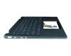 KT0122B3DK01GRA00 original Lenovo clavier incl. topcase DE (allemand) vert foncé/vert foncé avec rétro-éclairage