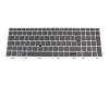 L14366-A1 original HP clavier BE (belge) noir/argent avec rétro-éclairage et pointeur