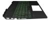 L58826-261 original HP clavier incl. topcase RU (russe) noir/noir avec rétro-éclairage