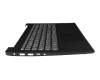 LCM19J26D0 original Lenovo clavier incl. topcase DE (allemand) noir/noir