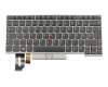 LIM17F36D0J3873 original Lenovo clavier DE (allemand) noir/argent avec rétro-éclairage et pointeur
