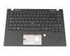 LIM18F86D0JG62 original Lenovo clavier incl. topcase DE (allemand) noir/noir avec rétro-éclairage et pointeur