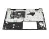 M21742-041 HP clavier incl. topcase DE (allemand) noir/argent avec rétro-éclairage