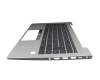 M23769-041 HP clavier incl. topcase DE (allemand) noir/argent avec rétro-éclairage