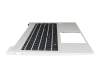 M35816-041N original HP clavier incl. topcase DE (allemand) noir/argent avec rétro-éclairage et mouse stick