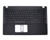 MP-13K96I0-9201 original Asus clavier incl. topcase IT (italien) noir/noir