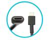 MSI Commercial 14H A13MG vPro original Chargeur USB-C 100 watts angulaire