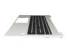 N35933-041 original HP clavier incl. topcase DE (allemand) noir/argent