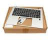 N93653-041 original HP clavier incl. topcase DE (allemand) noir/argent avec rétro-éclairage