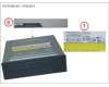 Fujitsu DVD-RW SUPERMULTI HH SATA BL pour Fujitsu Primergy RX2560 M1