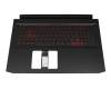 NIKI151315X original Acer clavier incl. topcase CH (suisse) noir/rouge/noir avec rétro-éclairage GTX1650