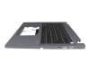 NKI13132AJ original Acer clavier incl. topcase DE (allemand) noir/argent avec rétro-éclairage
