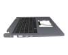 NKI13132AJ original Acer clavier incl. topcase DE (allemand) noir/argent avec rétro-éclairage