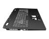 NKI15170QS original Acer clavier incl. topcase DE (allemand) moir/blanc/noir avec rétro-éclairage
