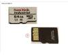 Fujitsu 64GB MICRO SDXC CARD pour Fujitsu Primergy RX2540 M5