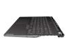 P05SYPERKEY-GR original Lenovo clavier incl. topcase DE (allemand) gris/gris avec rétro-éclairage