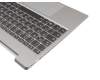 PC5CB-GE original Lenovo clavier incl. topcase DE (allemand) gris foncé/gris avec rétro-éclairage