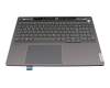 PH5CLXB-GE original Lenovo clavier incl. topcase DE (allemand) gris/gris avec rétro-éclairage