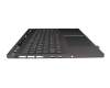 PH5CLXB-GE original Lenovo clavier incl. topcase DE (allemand) gris/gris avec rétro-éclairage