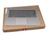 PK09000-JB40 original LCFC clavier incl. topcase CH (suisse) gris/argent avec rétro-éclairage