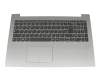 PK1314F1A19 original Lenovo clavier incl. topcase DE (allemand) gris/argent (Fingerprint)