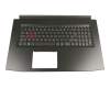 PK131TY1B10 original Chicony clavier incl. topcase DE (allemand) noir/noir avec rétro-éclairage (GeForce 1050)