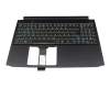 PK132TT1A11 original Acer clavier incl. topcase DE (allemand) noir/noir avec rétro-éclairage