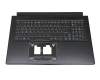 PK133BK1A13 original Acer clavier incl. topcase DE (allemand) noir/noir avec rétro-éclairage