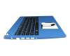 PK133N63A13 original Acer clavier incl. topcase DE (allemand) noir/bleu