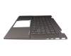 PK133RS3B11 original Compal clavier incl. topcase DE (allemand) anthracite/anthracite avec rétro-éclairage
