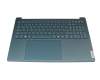 PL5CVXB-GR original Lenovo clavier incl. topcase DE (allemand) bleu/bleu avec rétro-éclairage (PureSight Pro)