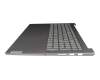 PL5CVXB-GR original Lenovo clavier incl. topcase DE (allemand) gris/gris avec rétro-éclairage