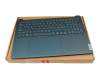 PL5CXVB-NOD original Lenovo clavier incl. topcase ND (nordique) bleu/bleu avec rétro-éclairage