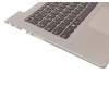 PM4CB-GE original Lenovo clavier incl. topcase DE (allemand) noir/argent avec rétro-éclairage bord argenté