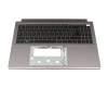QF05P-A11BWL original Acer clavier incl. topcase IT (italien) noir/gris avec rétro-éclairage