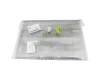 QV03P_A40EWL original Acer clavier incl. topcase DE (allemand) argent/argent avec rétro-éclairage