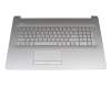 SB550A-73H0 original HP clavier incl. topcase DE (allemand) argent/argent