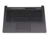 SB550A-73H0 original HP clavier incl. topcase DE (allemand) noir/gris