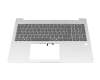 SG-B7310-2DA original HP clavier incl. topcase DE (allemand) gris/argent avec rétro-éclairage
