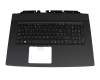 SGM46006A0800021 original Acer clavier incl. topcase SF (suisse-francais) noir/noir avec rétro-éclairage