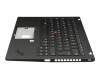 SM10Q99147 original Lenovo clavier incl. topcase DE (allemand) noir/noir avec rétro-éclairage et pointeur