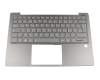 SN20Q40788 original Lenovo clavier incl. topcase DE (allemand) gris/gris avec rétro-éclairage