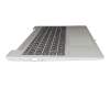 SN20W65033 original Lenovo clavier incl. topcase DE (allemand) anthracite/argent avec rétro-éclairage empreinte digitale